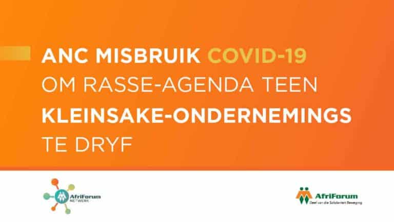 ANC misbruik COVID-19