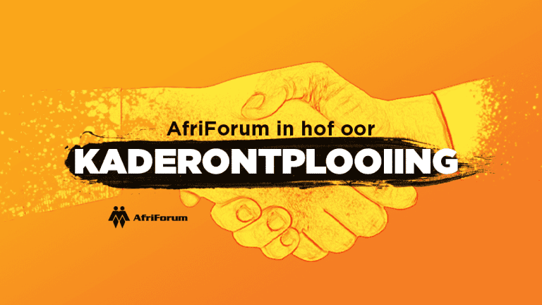 AfriForum in hof oor kaderontplooiing