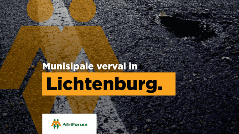 Munisipale verval in Lichtenburg