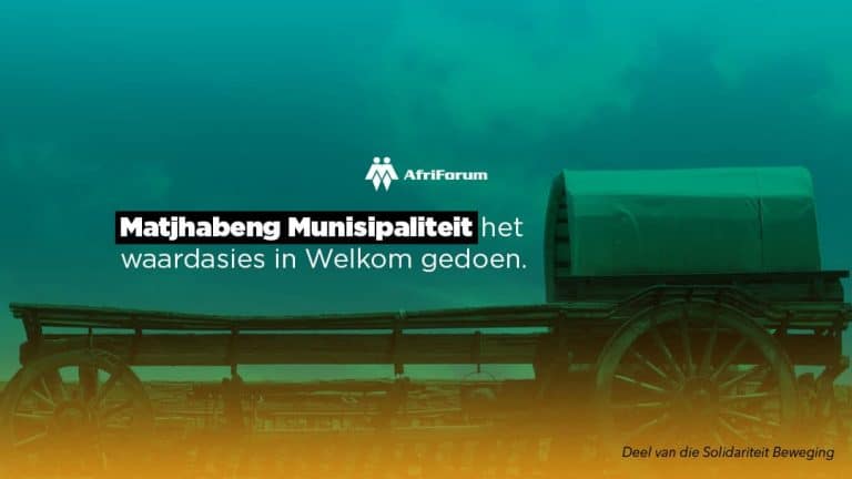 Matjhabeng Munisipaliteit het waardasies in Welkom gedoen.