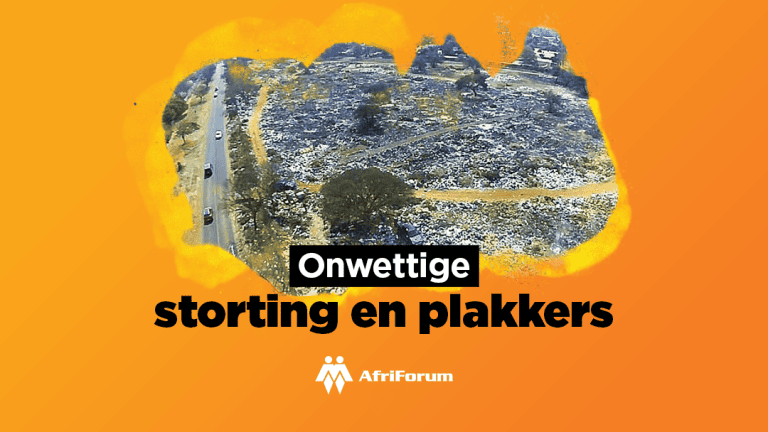 Onwettige storting en plakkers