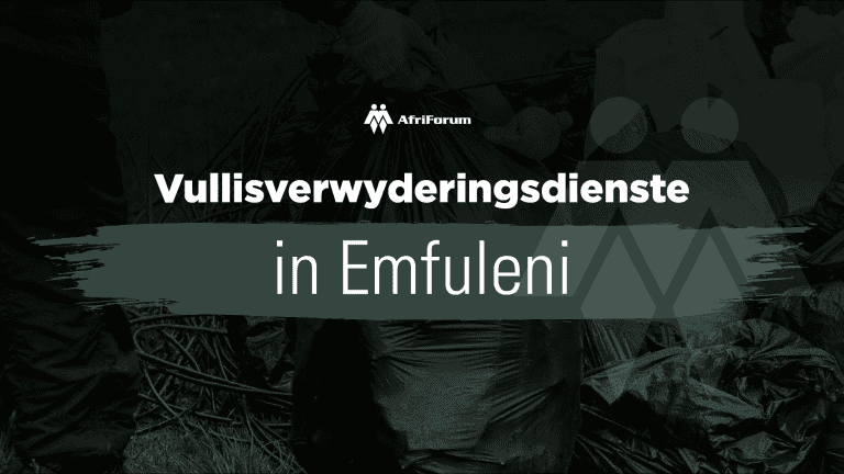 Vullisverwydering in Emfuleni