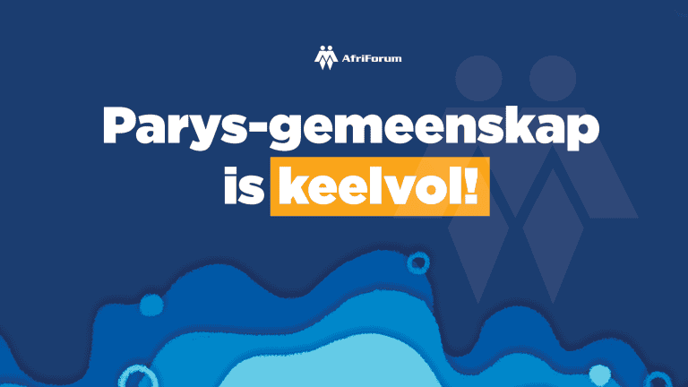 Parys-gemeenskap keelvol!